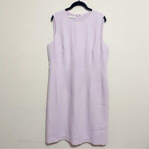 Lafayette 148 Sleeveless Lavender Dress